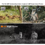 Trail Caméra - 4G Pro 4MP Trail camera - 15M Night Vision AI Detection