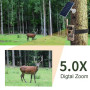 Trail Caméra - 4G 4MP Solar Camera - 30M Night Vision 12 Month Battery Life