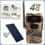 Trail Caméra - 4G 4MP Solar Camera - 30M Night Vision 12 Month Battery Life