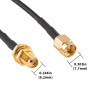 Trail Caméra - 5m SMA Antenna Extension Cable for 2G/3G/4G Trail cameras