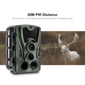 Trail Caméra - Trail camera HD 1080P | Night Vision 20m | Trigger 0.3s